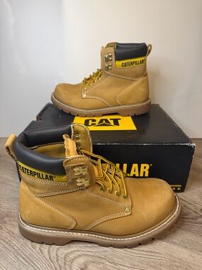Caterpillar Men's Second Shift Work Boot Soft Toe Boots Size 11